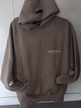 Fear of God Essentials Hoodie - Taupe/Brown